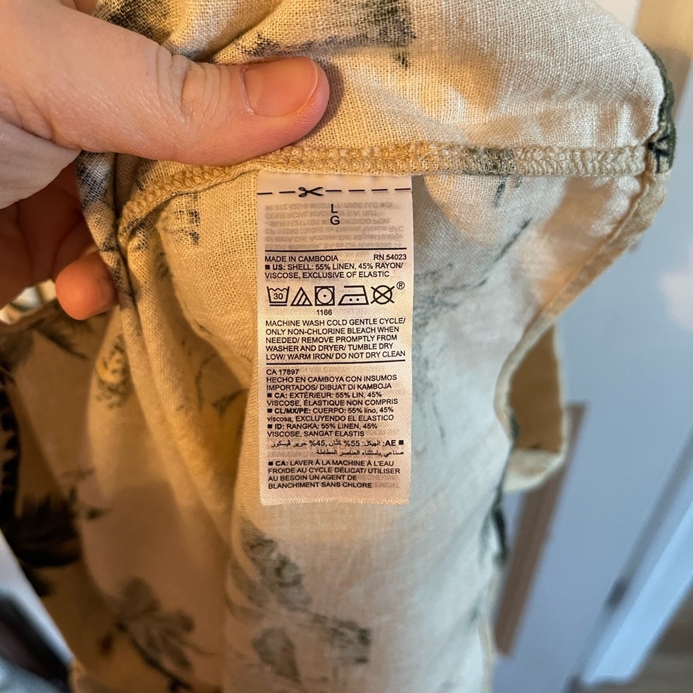 NWT Safari Print Beige Maxi Dress - Picture 6 of 6